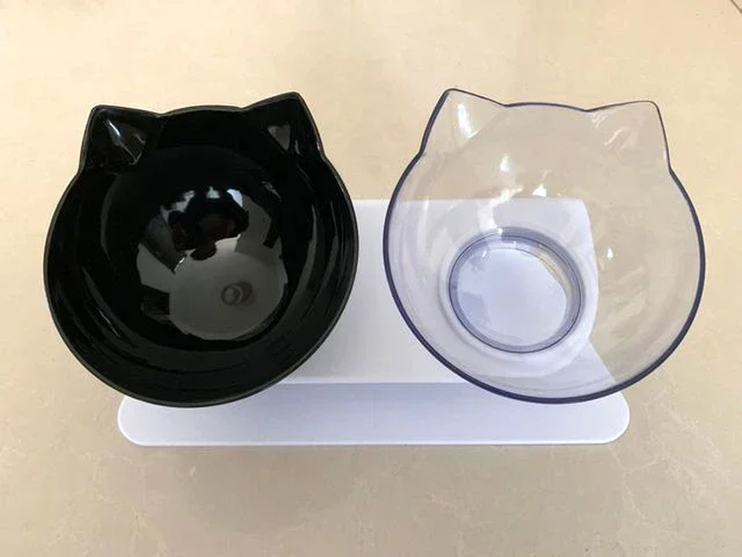 Non-Slip Double Cat Bowl Dog Bowl with Stand Pet Feeding Cat Water Bowl for Cats Food Pet Bowls for Dogs Feeder Product Supplies