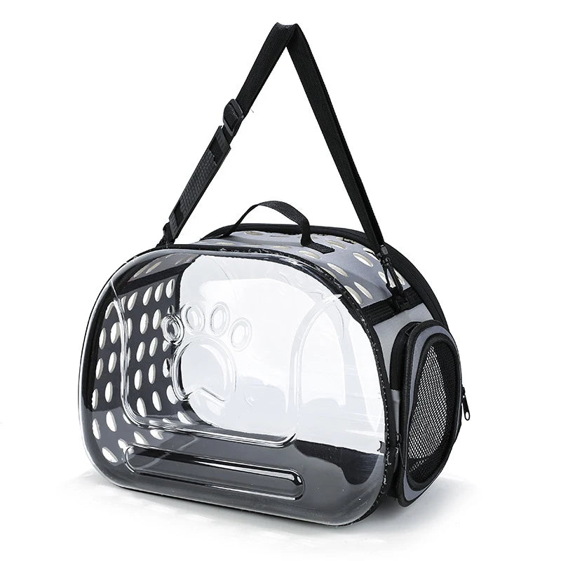 Portable Breathable Pet Carrier Backpack, Dog and Cat Travel Cage, Outdoor Handbag