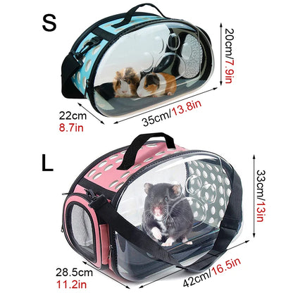 Portable Breathable Pet Carrier Backpack, Dog and Cat Travel Cage, Outdoor Handbag